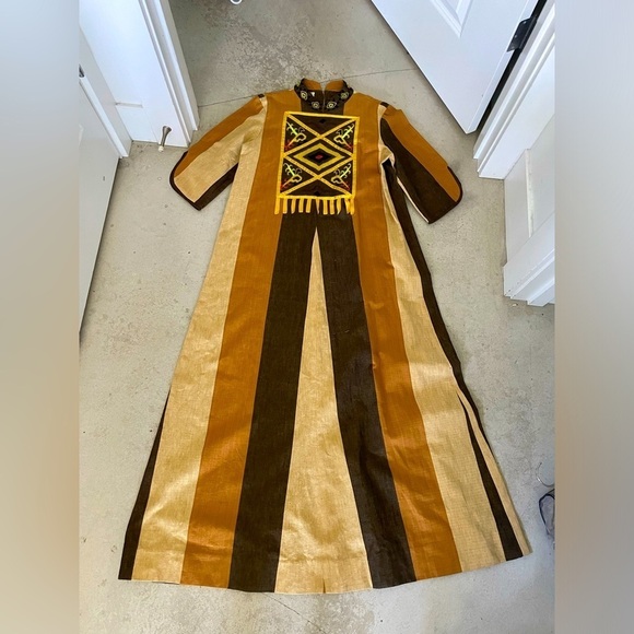 Vintage Mexican mid century modern dress size small - medium